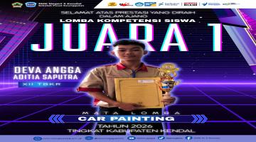 JUARA 1 CAR PAINTING SMK TK. KABUPATEN KENDAL